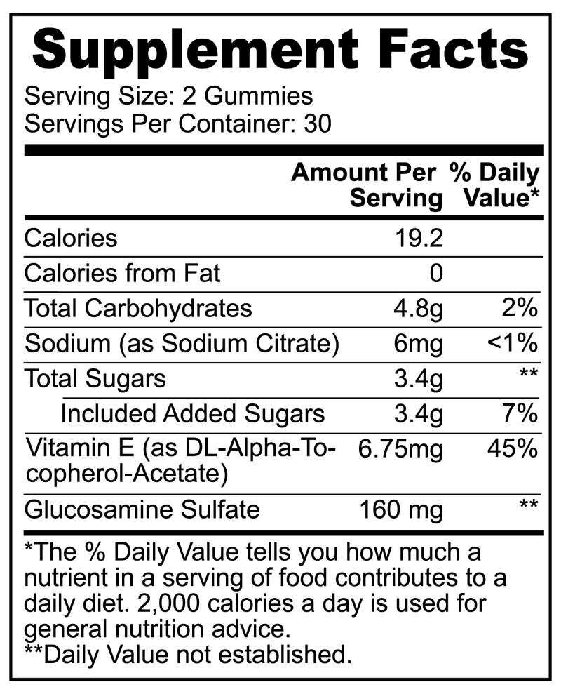 joint support gummies (adult)